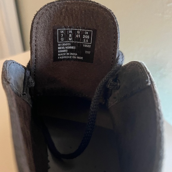 Mens Clark’s grey Chukka boot size 8 - Picture 7 of 7